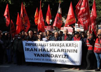 Adana ve Mersin’de ABD-İsrail protestosu: ABD ve NATO üsleri kapatılsın