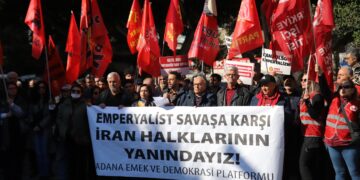  Adana ve Mersin’de ABD-İsrail protestosu: ABD ve NATO üsleri kapatılsın