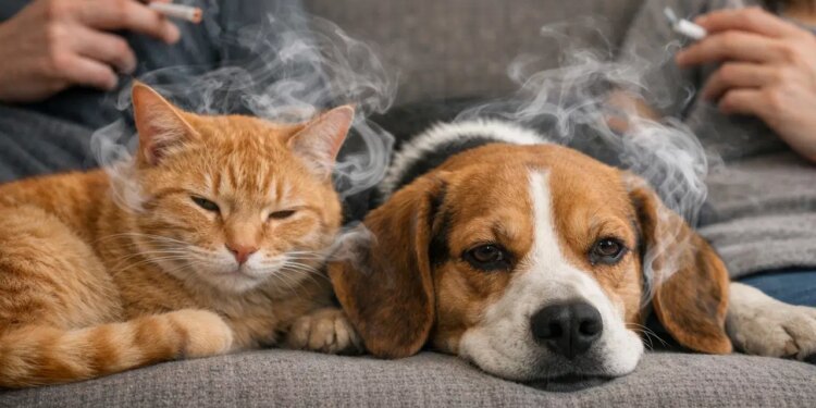 Evlerde içilen sigaranın evcil hayvanlara zararı belli oldu: Kanda ‘yüksek nikotin’ alarmı!
