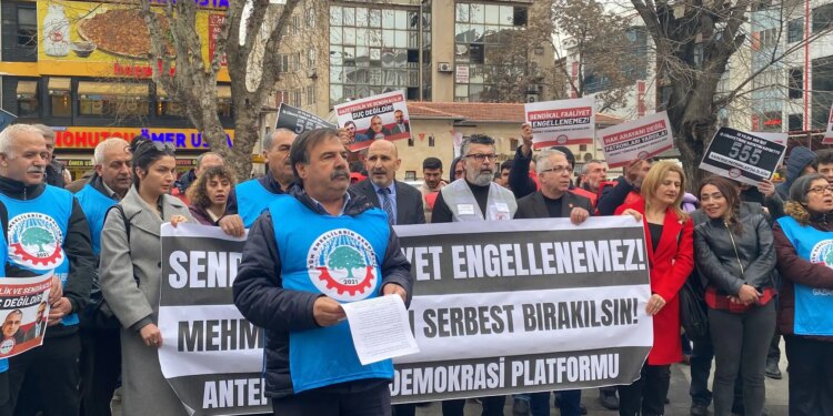 Dîlok’ta Mehmet Türkmen için eylem: Derhal serbest bırakılsın