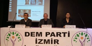 DEM Parti İzmir’den ‘Savaş ve Göç’ paneli: Barış olmadan göçün yaraları sarılamaz