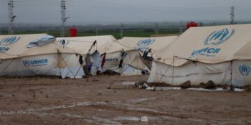 Dêrik Newroz Kampı’nı su bastı: 5 bin 896 kişi zor durumda