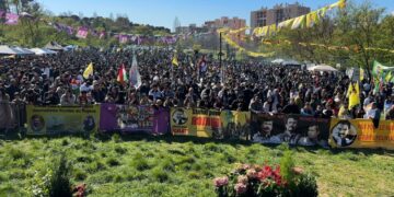 Marsilya’da Newroz’unda konuşan Bayındır: 2027 yılını önderliğimizle kutlayacağız