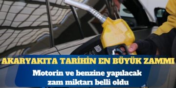 Akaryakıta tarihin en büyük zammı geliyor: Motorin ve benzine yapılacak zam belli oldu