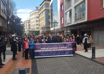 Trabzon’da savaş protestosu: Kahrolsun emperyalizm