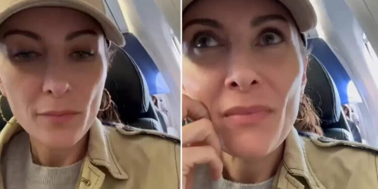 Uçakta tanıyan çıkmadı: Dünyaca ünlü oyuncu Laura Benanti küplere bindi