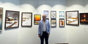 Rakamlardan renklere yolculuk: Ressam Bayram Erli’nin ilk sergisi açıldı!