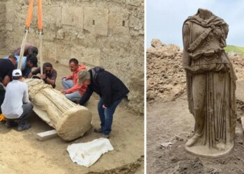 Laodikeia Antik Kenti’nde 2 bin yıllık keşif: Athena heykeli gün ışığına çıktı!