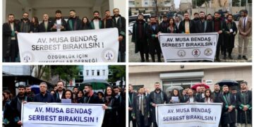 Birçok kentte avukat Bendaş için açıklama: Tutukluluğu kabul etmiyoruz
