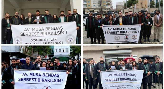 Birçok kentte avukat Bendaş için açıklama: Tutukluluğu kabul etmiyoruz
