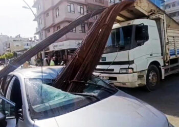 Fren Yaptığı An Kabusu Yaşadı, Gökten Adeta Demir Yağdı!