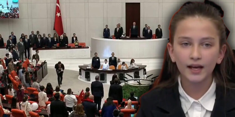 TBMM’de 23 Nisan Özel Oturumu'na Okul Saldırıları Damga Vurdu! Çocuk Başkan İnci Yıldız Şentürk’ün Sözleri Duygulandırdı