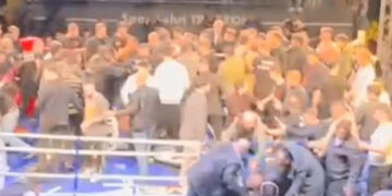 Trabzon'daki Boks Turnuvasında Meydan Muharebesi Çıktı