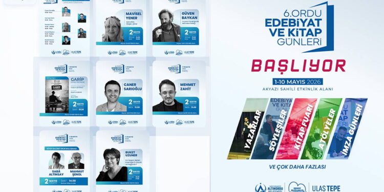 Karadeniz’de edebiyat rüzgârı Ordu’dan esecek