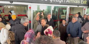 32 yıl sonra tahliye edilen Serhat Öztürk, Agirî’de karşılandı