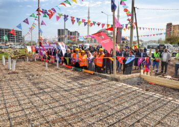 Peyas Belediyesi hastane yakınında sosyal tesisin temelini attı