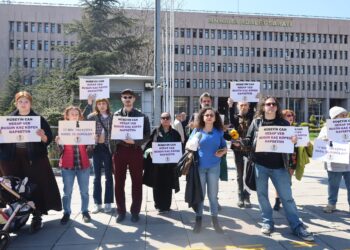 Çankaya Belediyesi önünde darp protestosu: Bu yalanları AKP’den çok dinledik