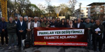 TMMOB’tan Êlih kayyımına ‘park alanı’ tepkisi
