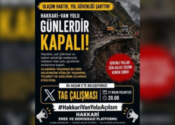 Tepkiler büyüyor: Colemêrg-Wan yolu için hashtag kampanyası başlatıldı