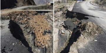 Colemêrg’in Silehê beldesinde heyelan