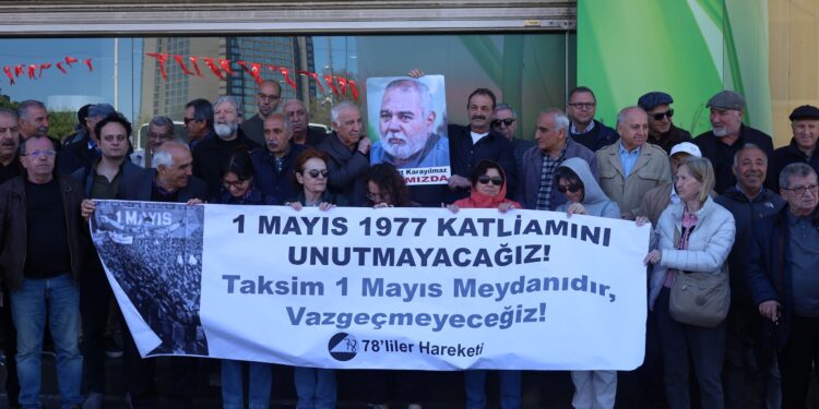 Kazancı yokuşunda 1 Mayıs anması