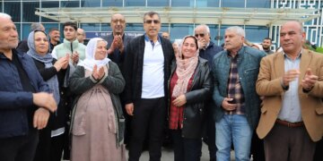 21 yıl sonra tahliye Edilen Kaçmaz’a Mêrdîn’de kitlesel karşılama