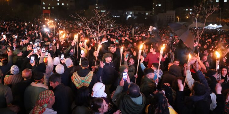  Amara Günleri Festivali’nin 3’üncü günü meşaleli yürüyüşle son buldu