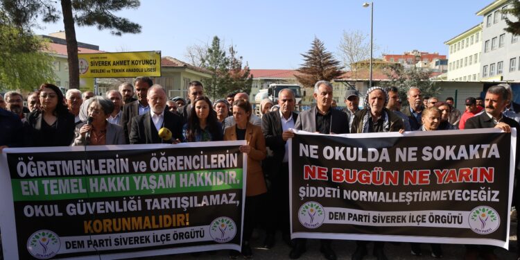 DEM Parti Sêwerek’te: Okullarda şiddeti normalleştirmeyeceğiz