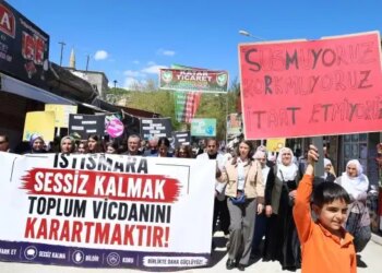 Amed’de çocuk istismarı protesto edildi