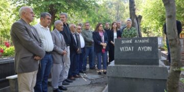 Amed’de Vedat Aydın’ın mezarına ziyaret