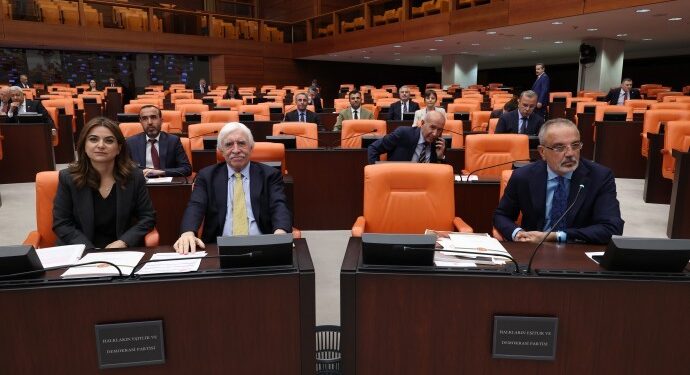 DEM Partili vekiller Meclis’te konuştu: Meralar işgal ediliyor, kayyımla halk iradesi gasp ediliyor