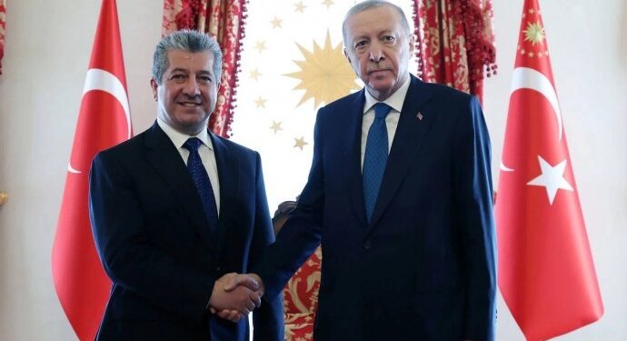 Erdoğan ve Barzani bir araya geldi