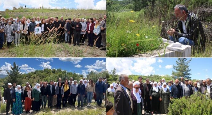 Özgürlük mücadelesinde yaşamını yitirenlerin mezarları ziyaret edildi