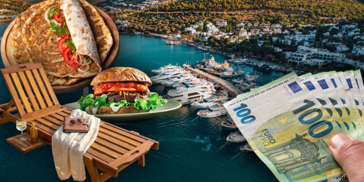 Bodrum’da Lüks Sezon Başladı! Euro Bazlı Menü Tartışma Yarattı