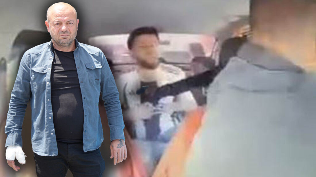 Gaziantep'te Film Sahnelerini Aratmayan Dehşet Kamerada! Rehin Alınan Taksici: Polisi Vuracaktı, Namluya Yapıştım