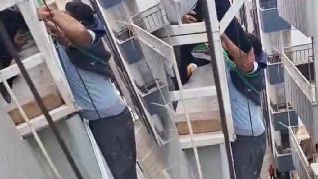 İnşaatta Asansör Faciası: 5. Katta Balkon Demirlerine Tutunup Hayatta Kaldı