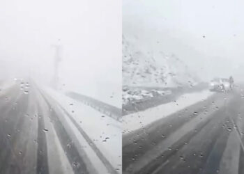 Mayıs Sonunda Kış Ayazı: Dev Tırlar Yollarda Mahsur Kaldı