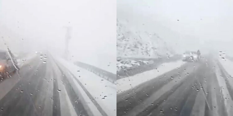 Mayıs Sonunda Kış Ayazı: Dev Tırlar Yollarda Mahsur Kaldı