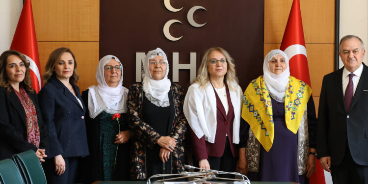 Meclis’te Tarihi Temas: Barış Anneleri'nden MHP Grubuna Ziyaret