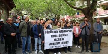 Düzgün Bava ziyaretine saldırı protesto edildi: Özel savaş politikalarının somut bir sonucu