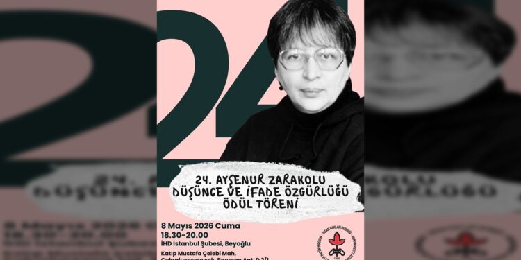24’üncü Ayşenur Zarakolu Ödülleri sahiplerini buluyor 