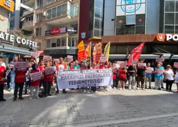 BARTA Tekstil işçileri eylemde: Hakkımızı sermayeye yedirmeyeceğiz
