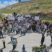 Halep’in Bab kırsalında Türkiye’ye ait askeri üs protesto edildi