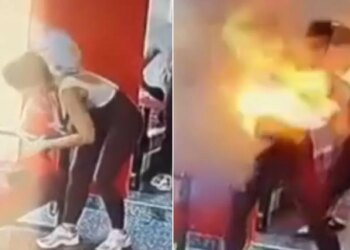 Şarj cihazı bir anda patladı: Kadın alevler içinde kaldı