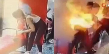 Şarj cihazı bir anda patladı: Kadın alevler içinde kaldı