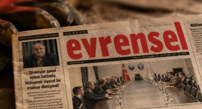 Evrensel muhabiri Doğa Baskan, kaldırılan haber nedeniyle tutuklandı
