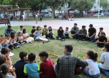 Beyoğlu’nda gençlerden uyuşturucuya karşı mücadele çağrısı