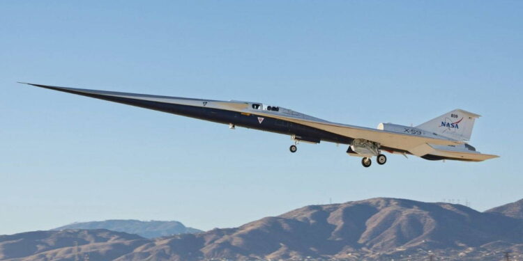 Havacılık tarihinde devrim: NASA’nın sessiz süpersonik uçağı X-59 ilk kez ses duvarını aşacak!