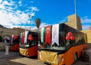 Halep Valiliği’ne hibe edilen 5 otobüs ‘devlet sırrı’ymış