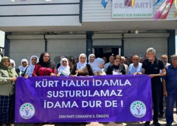 Osmaniye’de İran’daki idam kararları protestosu: Sessiz kalmayın